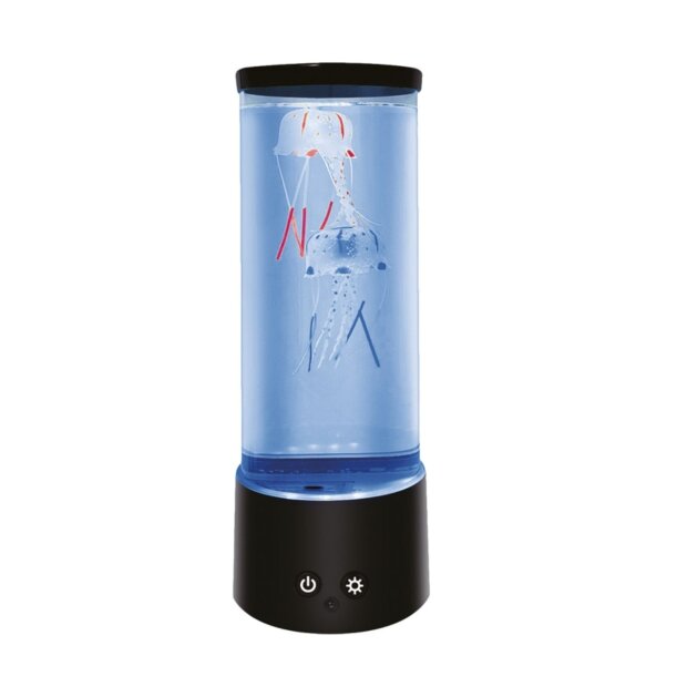 iTotal Medusa-Lampe (schwarzer Sockel) Quallen 23cm