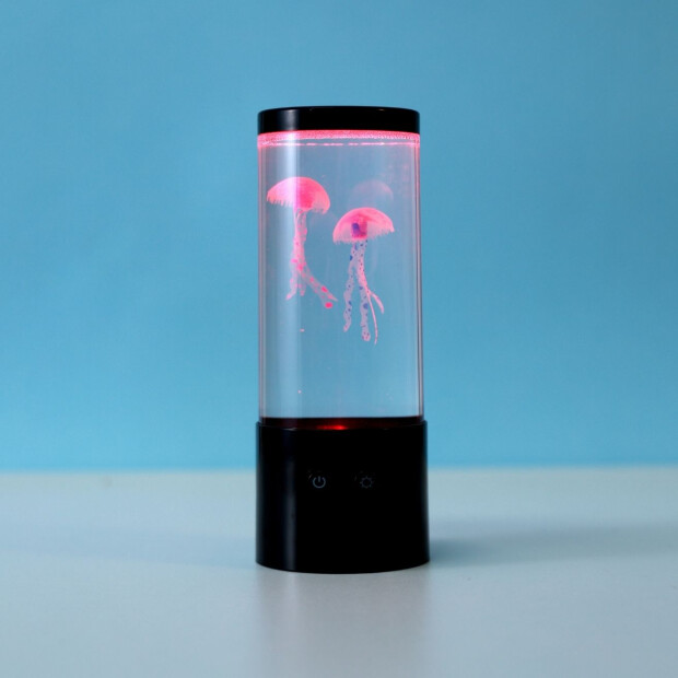 iTotal Medusa-Lampe (schwarzer Sockel) Quallen 23cm