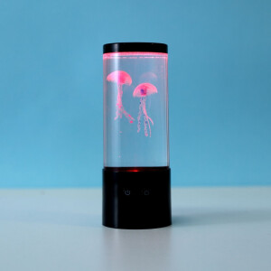 iTotal Medusa-Lampe (schwarzer Sockel) Quallen 23cm