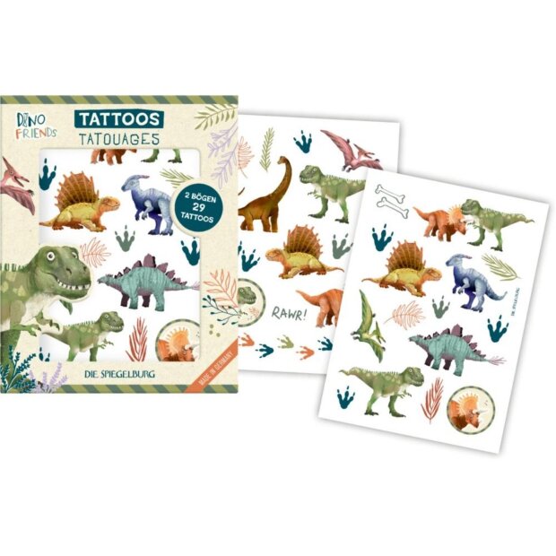 Coppenrath Die Spiegelburg Tattoos Dino Friends