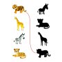 Coppenrath Mein kunterbunter Kindergartenblock: Rätsel ohne Text (Wilde Tiere)
