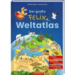 Coppenrath Kinderbuch - Der große Felix-Weltatlas