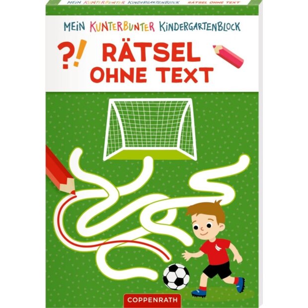 Coppenrath Mein kunterbunter Kindergartenblock: Rätsel ohne Text (Sport)