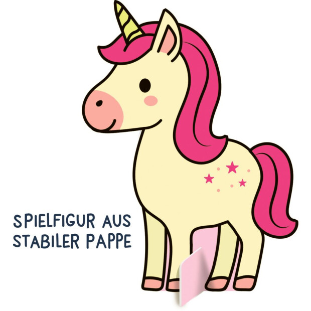 Coppenrath Cozy Stickerhaus - Kleines Einhorn