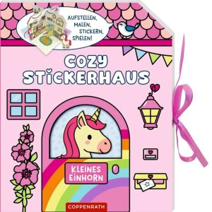 Coppenrath Cozy Stickerhaus - Kleines Einhorn