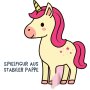 Coppenrath Cozy Stickerhaus - Kleines Einhorn