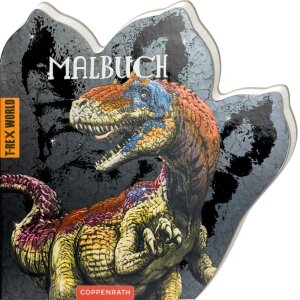 Coppenrath Malbuch (formgestanzt)- T-Rex World