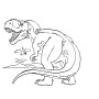 Coppenrath Malbuch (formgestanzt)- T-Rex World