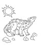 Coppenrath Malbuch (formgestanzt)- T-Rex World