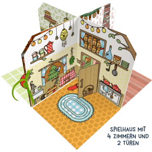 Coppenrath Cozy Stickerhaus - Kleiner Bär