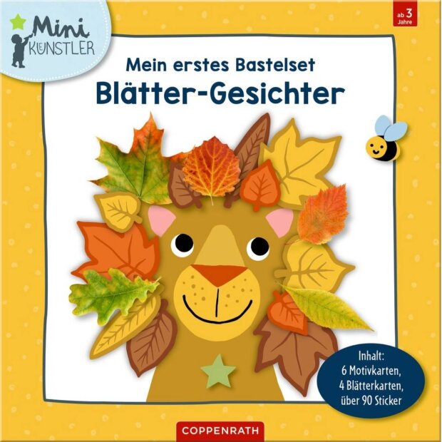 Coppenrath Mein erstes Bastelset: Blätter-Gesichter (Mini-Künstler)