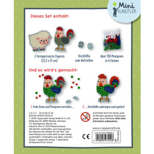 Coppenrath Mein kleines Bastelset: Pompom-Figuren...