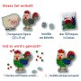 Coppenrath Mein kleines Bastelset: Pompom-Figuren (Schaf/Hahn) - Mini Künstler
