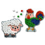 Coppenrath Mein kleines Bastelset: Pompom-Figuren (Schaf/Hahn) - Mini Künstler