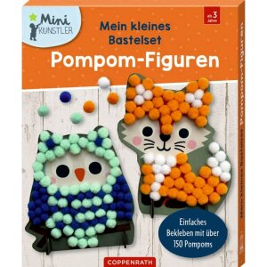 Coppenrath Mein kleines Bastelset: Pompom-Figuren...