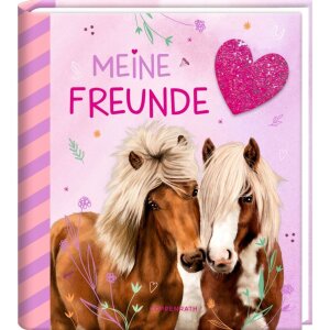 Coppenrath Freundebuch: Pferdefreunde mit Glitzerpatch -...