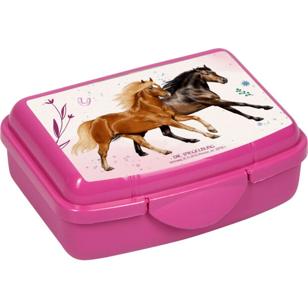 Coppenrath Die Spiegelburg Mini-Snackbox - Pferdefreunde, pink