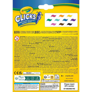Crayola 10 Filzstifte Clicks