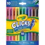 Crayola 10 Filzstifte Clicks