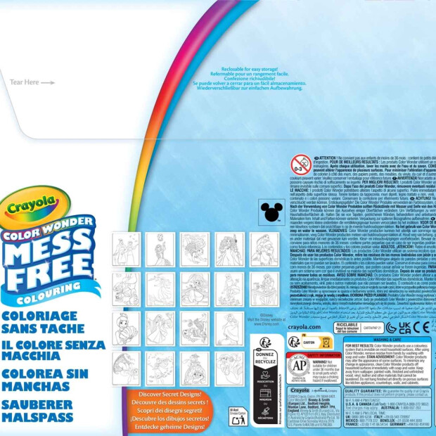 Crayola Color Wonder Malspass Disney Prinzessinnen