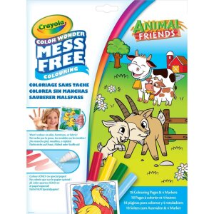 Crayola Color Wonder Malspass Tierfreunde