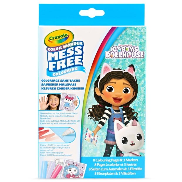 Crayola Color Wonder Malspass Mini Gabbys Dollhouse