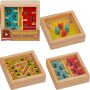 Coppenrath Die Spiegelburg Holz-Geduldsspiel Bunte Geschenke