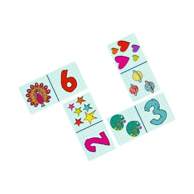 Coppenrath Die Spiegelburg Buntes Zahlen-Domino - Bunte Geschenke