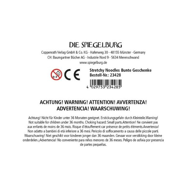 Coppenrath Die Spiegelburg Stretchy Noodles  - Bunte Geschenke