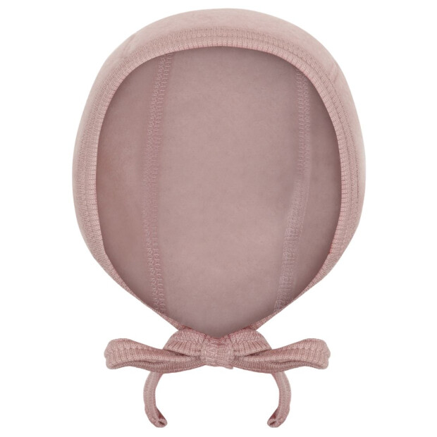 HUTTEliHUT 100% Wolle Baby-Häubchen - Mahogany Rose