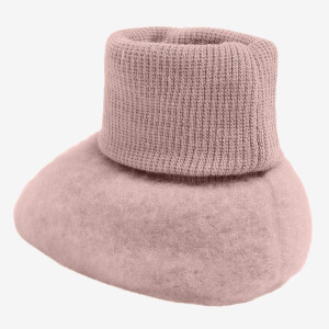 HUTTEliHUT 100% Wolle Baby-Footies - Mahogany Rose