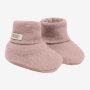 HUTTEliHUT 100% Wolle Baby-Footies - Mahogany Rose