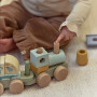 Little Dutch Holz Zug Eisenbahn - Safari Friends