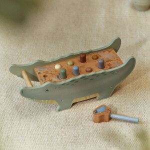 Little Dutch Holz Hammerbank Krokodil - Safari Friends...