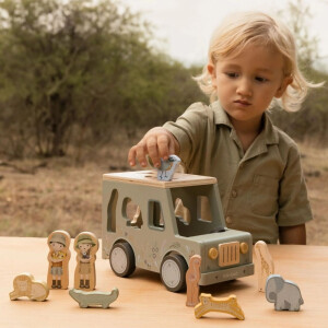 Little Dutch Holz Form Sortierer Safariauto - Safari...