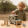 Little Dutch Holz Form Sortierer Safariauto - Safari Friends grün