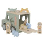 Little Dutch Holz Form Sortierer Safariauto - Safari Friends grün