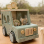 Little Dutch Holz Form Sortierer Safariauto - Safari Friends grün