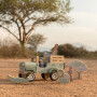 Little Dutch Holz Form Sortierer Safariauto - Safari Friends grün