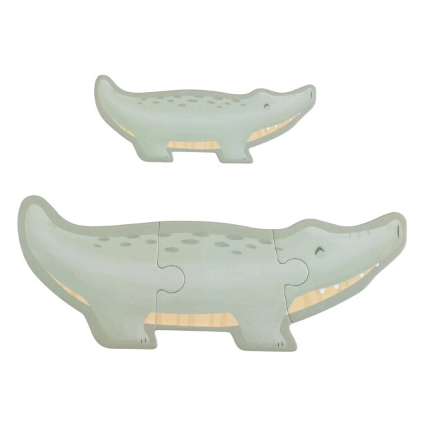 Little Dutch Puzzle 6er Set - Safari Friends grün