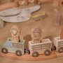 Little Dutch Holz Eisenbahn mit Schienen - Safari Friends grün