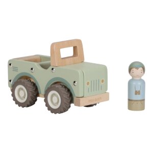 Little Dutch Holz Safariauto mit Fahrer- Safari Friends...