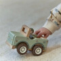 Little Dutch Holz Safariauto mit Fahrer- Safari Friends grün
