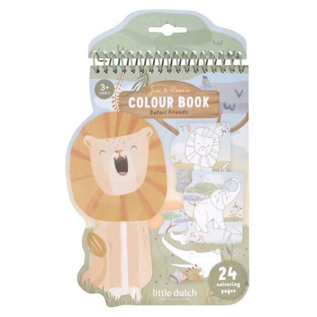 Little Dutch Malbuch Jim - Safari Friends