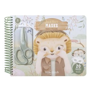 Little Dutch Bastelbuch Masken herstellen Jim - Safari...