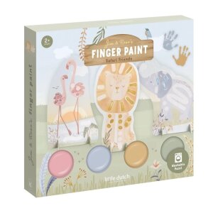 Little Dutch Fingermalset Jim & Rosa - Safari Friends