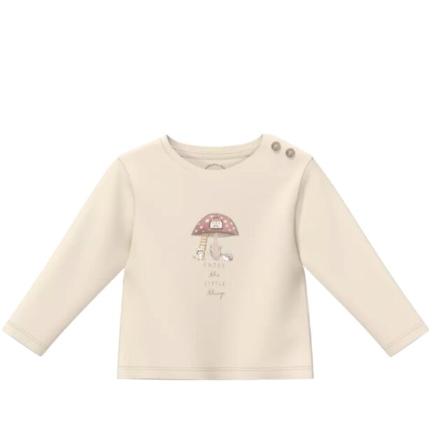 S.Oliver Baby T-Shirt Pilz - creme placed print