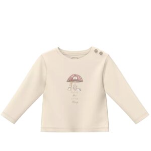 S.Oliver Baby T-Shirt Pilz - creme placed print