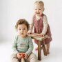 S.Oliver Baby Kurzes Kleid mit Innenbody mit Raffung und aufgesetzter Tasche - pale rose
