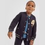 S.Oliver College-Jacke mit Applikation und Kontrastdetails - dark brown